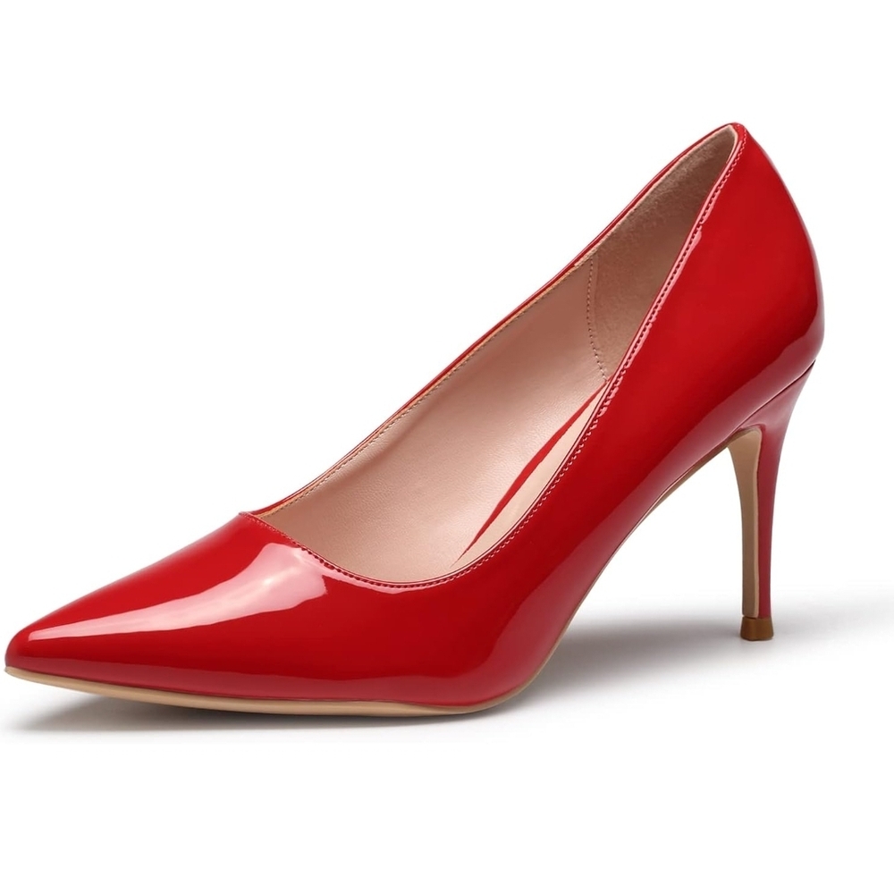 Elegant Red Women's Pumps